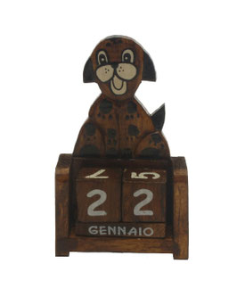 Calendario perenne cagnolino