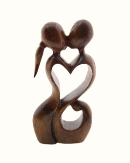 Statua amorini a cuore
