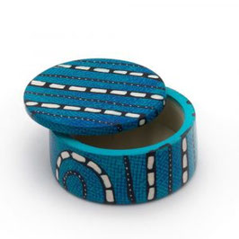Scatolina tonda blu