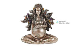 Statua madre terra in resina grande