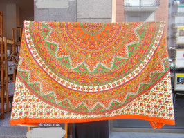 Copriletto/copridivano mandala con elefanti