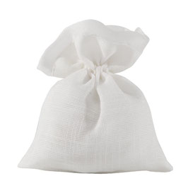 Sacchetto portaconfetti bianco