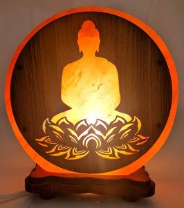 Lampada di sale rosa dell'Himalaya Buddha