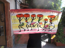 Batik africano donne danzanti