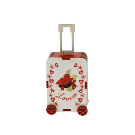 Portaconfetti trolley laurea valigia
