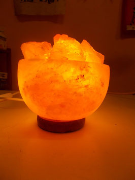 Lampada di sale braciere h.11cm
