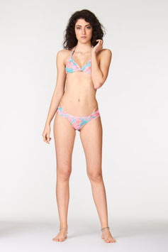Costume 2 pezzi rosa e celeste