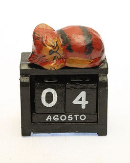 Calendario micino che dorme