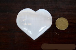 Cuore in selenite medio-piccolo