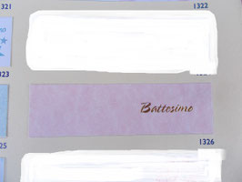 Bigliettino battesimo rosa
