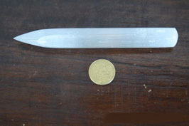 Bacchetta in selenite con punta