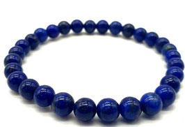 Bracciale in lapislazzuli sfere 6mm