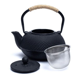 Teiera in ferro stile giapponese modello testubin da 600ml