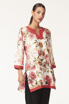 Camicia casacca decorata