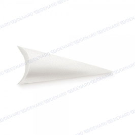 Cono busta lino bianco