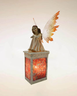 Lampada fatina con mosaico di specchietti