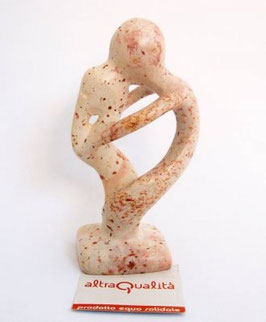 Statua coppia in pietra naturale