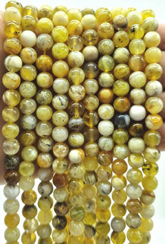 Perle di opale giallo