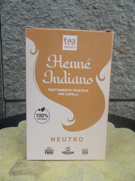 Hennè neutro Tea Natura. 100 grammi certificato Vegan ok