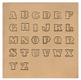 SET LETTERE MAIUSCOLE WESTERN