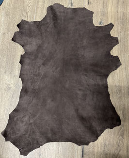 PELLE SCAMOSCIATA MARRONE TAUPE 410
