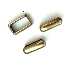 PASSANTI IN ZAMA 20 mm BRONZO LUCIDO