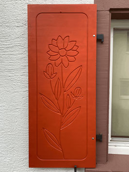 Fensterladen, Klappladen aus Holz mit Farbton nach Wunsch!