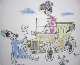 Panne mit Dame