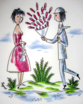 Heiratsantrag mit Fisch