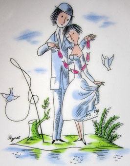 Täubchen an der Angel