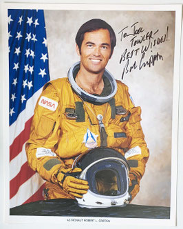 Robert Crippen, Signed official NASA Photo