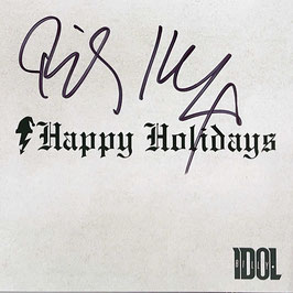 Billy Idol: autographed Booklet 'Happy Holidays' with CD