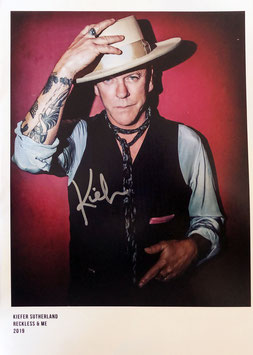 Kiefer Sutherland large Promo Picture signed (A4) and CD