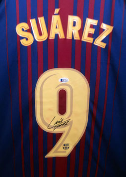 Luis Suarez signed FC Barcelona Shirt