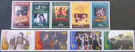 アイルランド、オーストラリア　映画100年記念切手