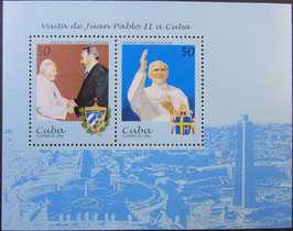キューバ　ローマ法王来訪