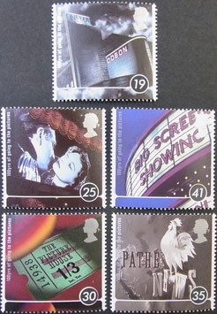 イギリス　映画100年記念切手
