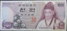 韓国　1.000ウォン
