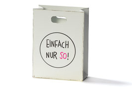 Metall-Tasche "Nur so" (FL10022)