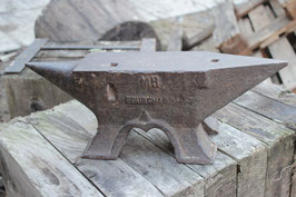 # 2581 - french table anvil with 25 kg marked / 55 lbs ornate collectors piece