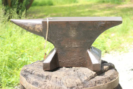 SOLD # 3923 - Original Refflinghaus Anvil : ARS August Refflinghaus & Söhne marked , drop forged with weighed 105 kg = 224 lbs - CONDITION AS NEW !!