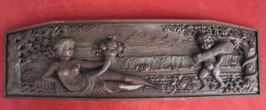 # ANTIQUE WOODEN CARVING - VERY NICE EMBOSSED - origin AUSTRIA / GERMANY