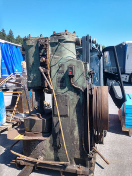 SUPER OFFER , near to scrap IRON value for a historical and working machine !  # 3265 - BIG GOOD WORKING VINTAGE RUSSIAN STANKO AIR HAMMER 80kg / 176 lbs MASS OF the drop part - VIDEO ON DEMAND