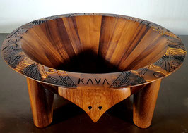 Tanoa wood burning, we can do any design on the rim.