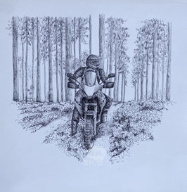 Enduro-Fahrer