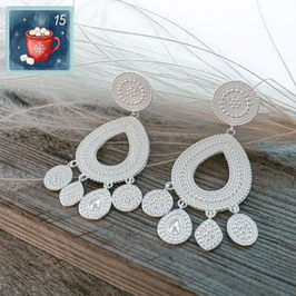 15.Dezember: OHRSCHMUCK "Oriental Grace" Silber