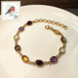 20. ARMKETTE Vergoldet "Golden Gem Harmony"