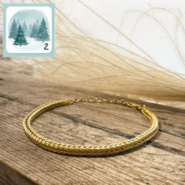 02.Dezember: ARMKETTE vergoldet "Linked Glow"