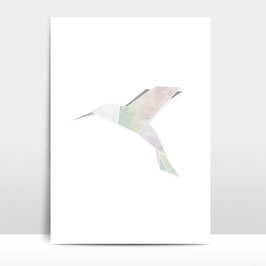 A4 Artprint "Origami Kolibri"