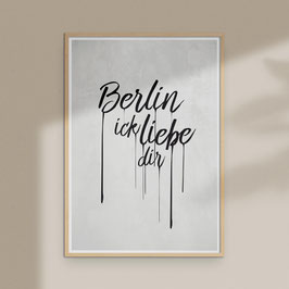 A4 Artprint "Berlin ick liebe dir"